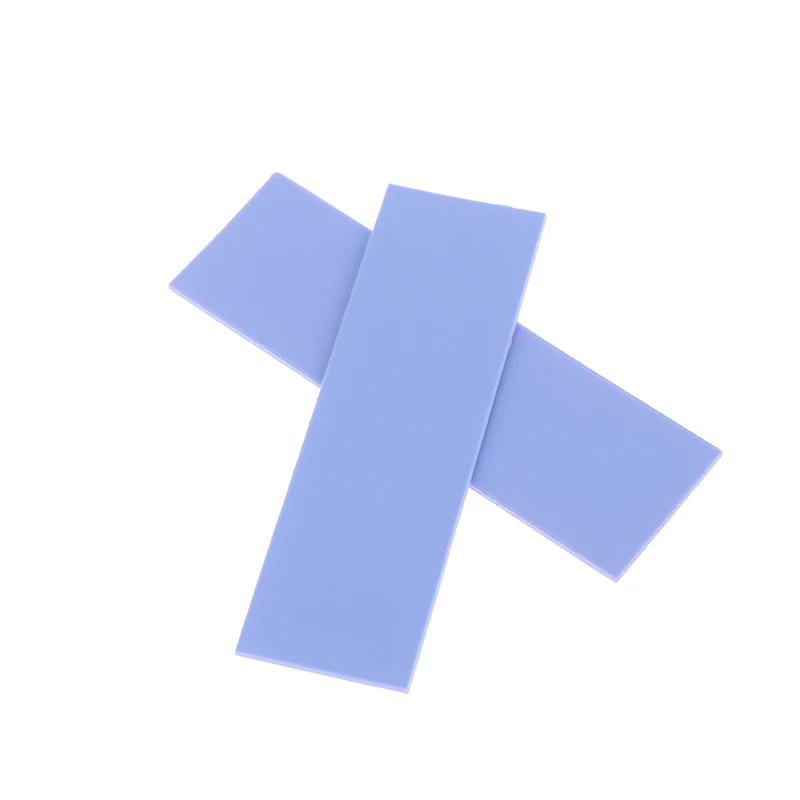 10Pcs M.2 Thermal Pad With 6.0 W/mk Thermal Conductivity Reusable Silicone GPU Heat Dissipating Conductive Cooling Pad