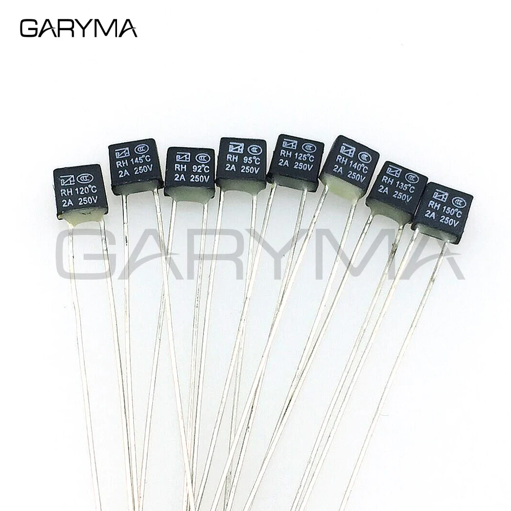 Square Fan Motor 250V RH 2A Thermal Fuse LED Fues Temperature Switches 95-150 Degree thermal fuse temperature switch