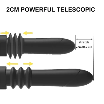 Adults Toy Automatic Telescopic Dildo Sex Gun Dildo Massager Vibrator Sex Machine for Women Men G Spot Anal Pussy Masturbation 3