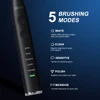 Seago Electric Sonic Toothbrush USB Rechargeable Adult 360 Days Long Battery Life IPX7 4 Replacement Heads Travel Box  SG-575 5