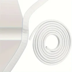 Premium Car Door Edge Rubber Protector Strip - Anti - Scratch & Collision - Resistant Decorative Seal (White)