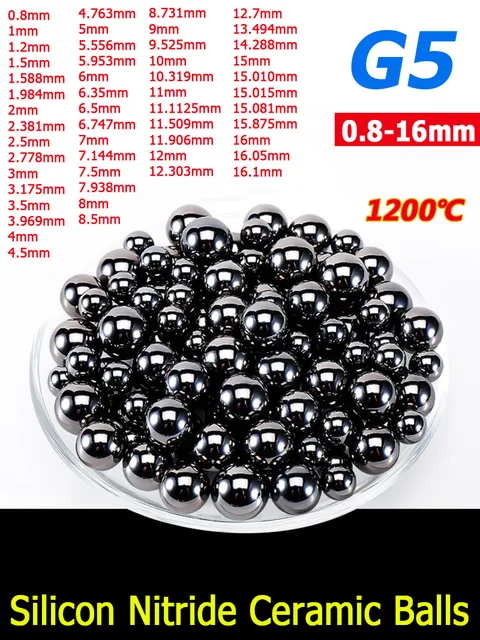 50 Sfere In Ceramica 4mm Nitruro Di Silicio | Grado G5 Alta Precisione | Per Cuscinetti E Applicazioni Meccaniche - Foto 11