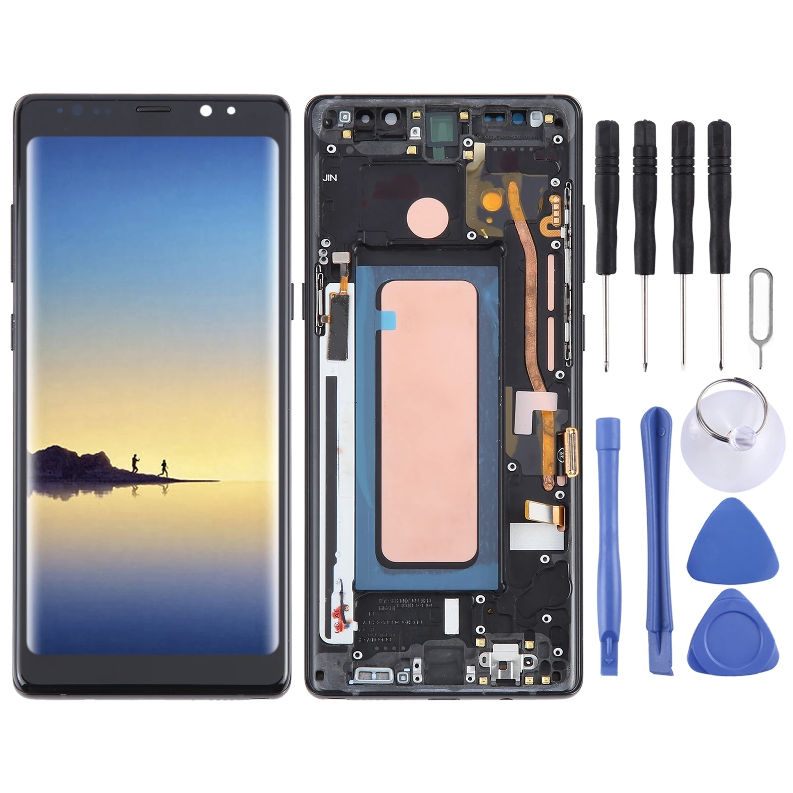 携帯電話交換部品液晶画面 GalaxyのOEM LCDスクリーンノート8