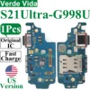 USB شحن ميناء مجلس النسخة الأمريكية حوض موصل الكابلات المرنة لسامسونج S928U S918U S908U S906U S23 S24 الترا S22 زائد S21 FE