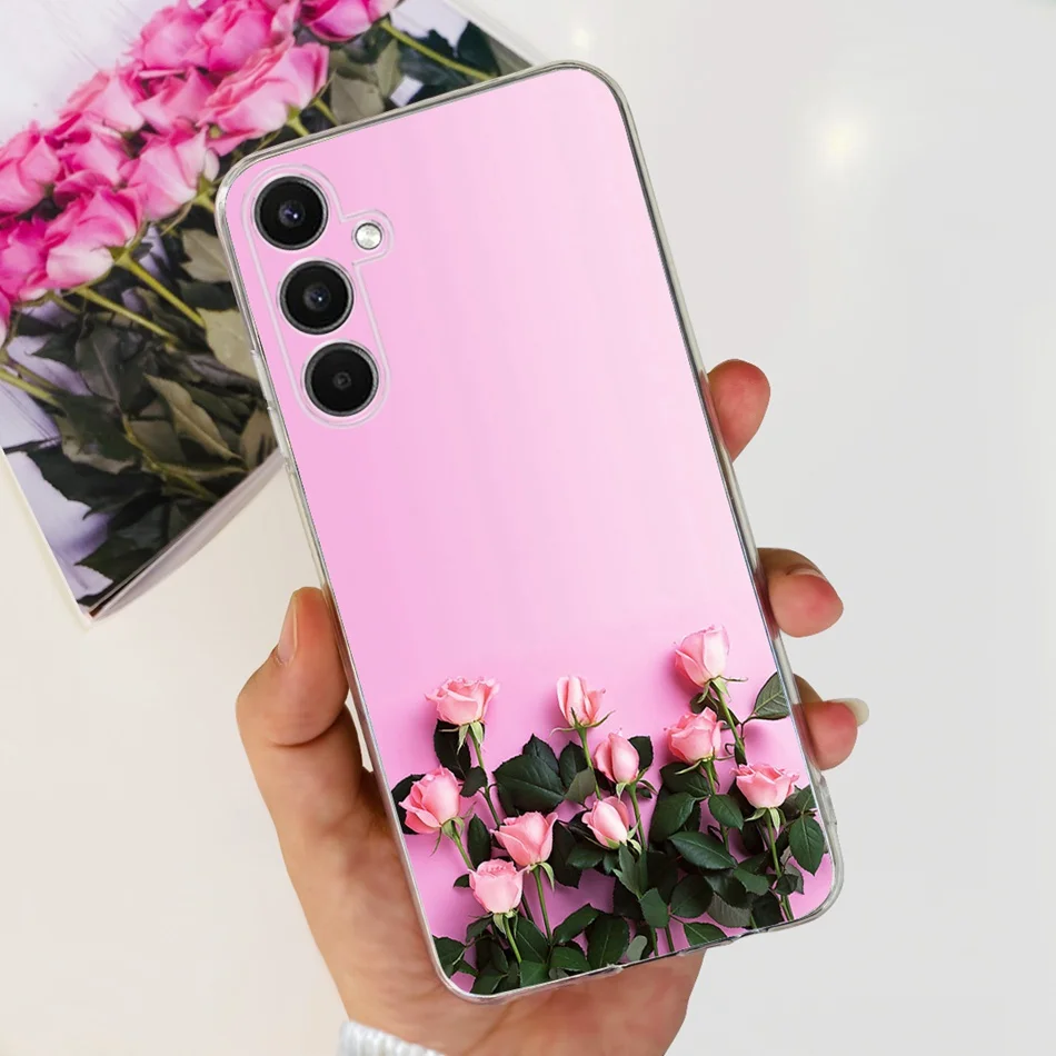 Stylish Cat Painted Silicone TPU Phone Case