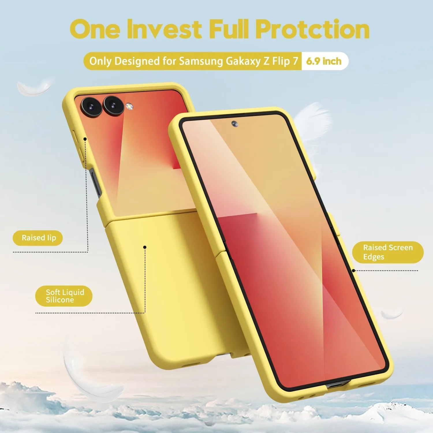 Ultra-Thin Liquid Silicone Case - Sleek Skin Feel Cover