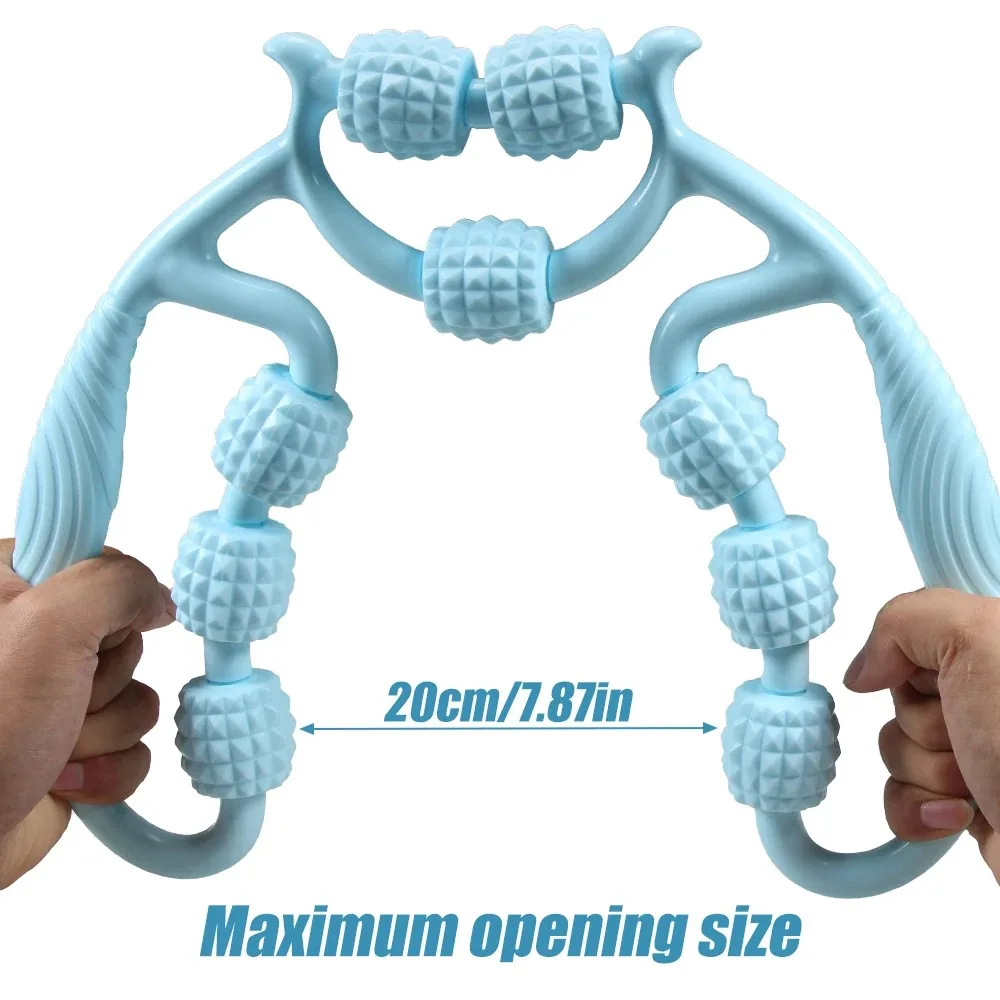 Massagerolle für Nacken, Oberschenkel, Wade und Beine, persönliche Muskel-Handgerät mit tiefem Gewebe, Triggerpunkt-Schaum, myofacial Tools Pro Recovery – Detail 7
