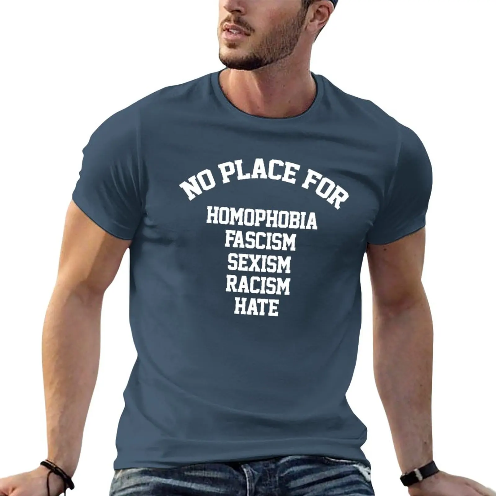 

No Place For (Back and White) T-Shirt boys animal print shirt plain t-shirt sweat shirt Short sleeve tee men