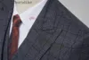 Thorndike 2023 Classic Glen Plaid 3 Piece Vintage Men Suits Winter Jacket Vest Pants Tailor-Made Business Office Wedding 5
