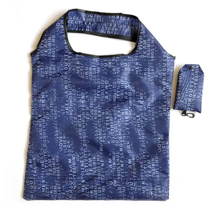 Reusable Eco Shopping Bags Women's Shopper Bag Foldable Vegetable Grocery Package Large Handbags Tote Bag With Coin Pouch Random