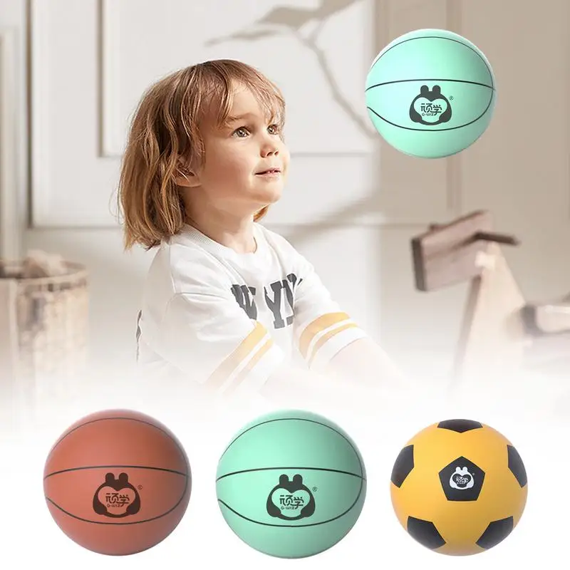 

Kids Basketball Kids Youth Indoor Quiet Training Ball Portable Children Pat Training Ball Indoor Sports Ball Birthday Gift For