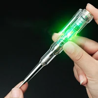 Induced Electric Tester Pen Screwdriver Probe light Voltage Tester Detector AC/DC 70-250V Test Pen Electrical Line Detector 1