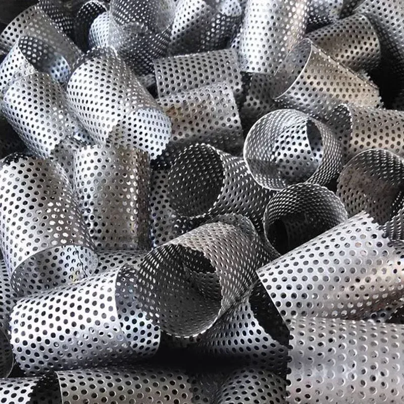 SS304 stainless steel metal Y filter mesh tubes 35mm pipes cylinder with holes pattern water food grade 50mm