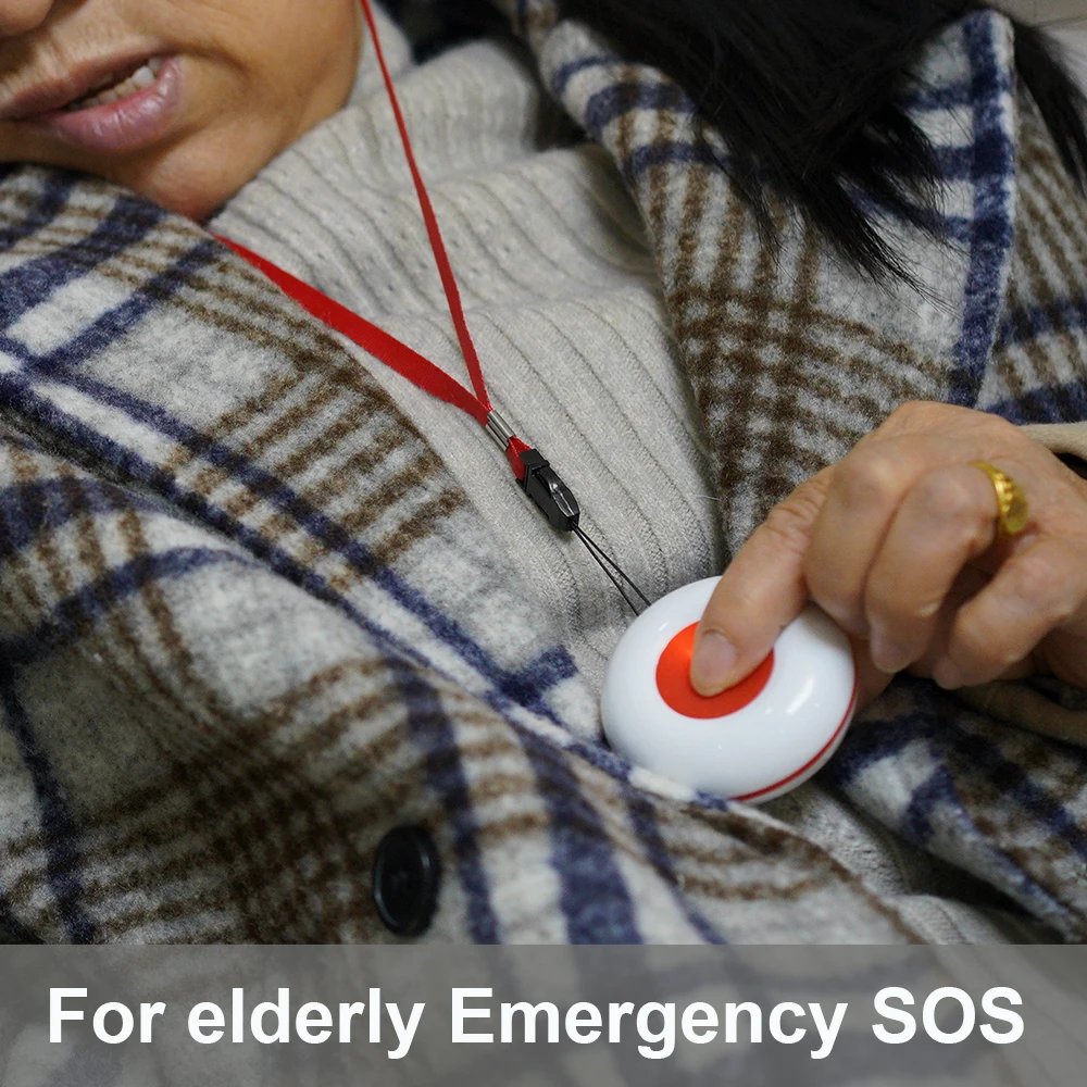Topvico SOS Emergency Elderly Panic Button Required Work With Tuya Smart Life Or Rf433 mhz Hugs For Home Security System medical alert button,emergency alarm button