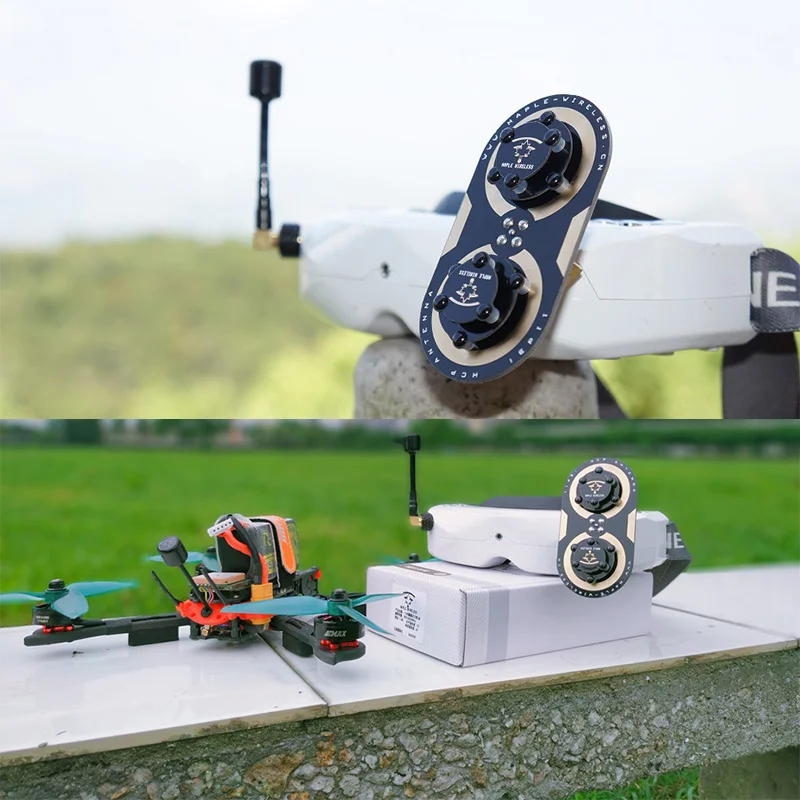 Description Picture 6 of itemMaple Wireless Antenna 11dBi 5.8GHz SMA Circular Polarized FPV Antenna KIT Fatshark SKYZONE Monitor RC FPV Goggles Original