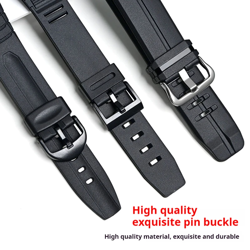 Waterproof Silicone Sports Watch Band - Durable Rubber Strap