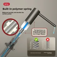 เครื่องจ่ายสบู่อ่างล้างจานเครื่องจ่ายสบู่อ่างล้างจานพร้อมถาดตะขอหลอดขยายผงซักฟอกเคาน์เตอร์ล้างจานสบู่เหลว Dispe 2