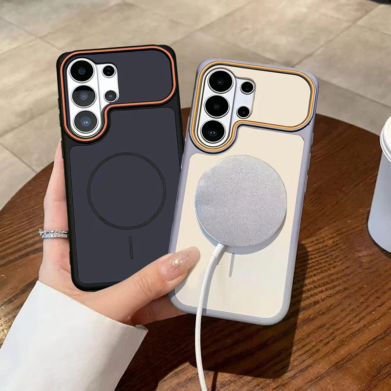 Luxurious Matte Wireless Charging Phone Case - Simple and Stylish Protective Case