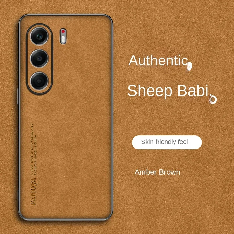 Tecno Camon 40 Leather Matte Back Case with Camera Protector