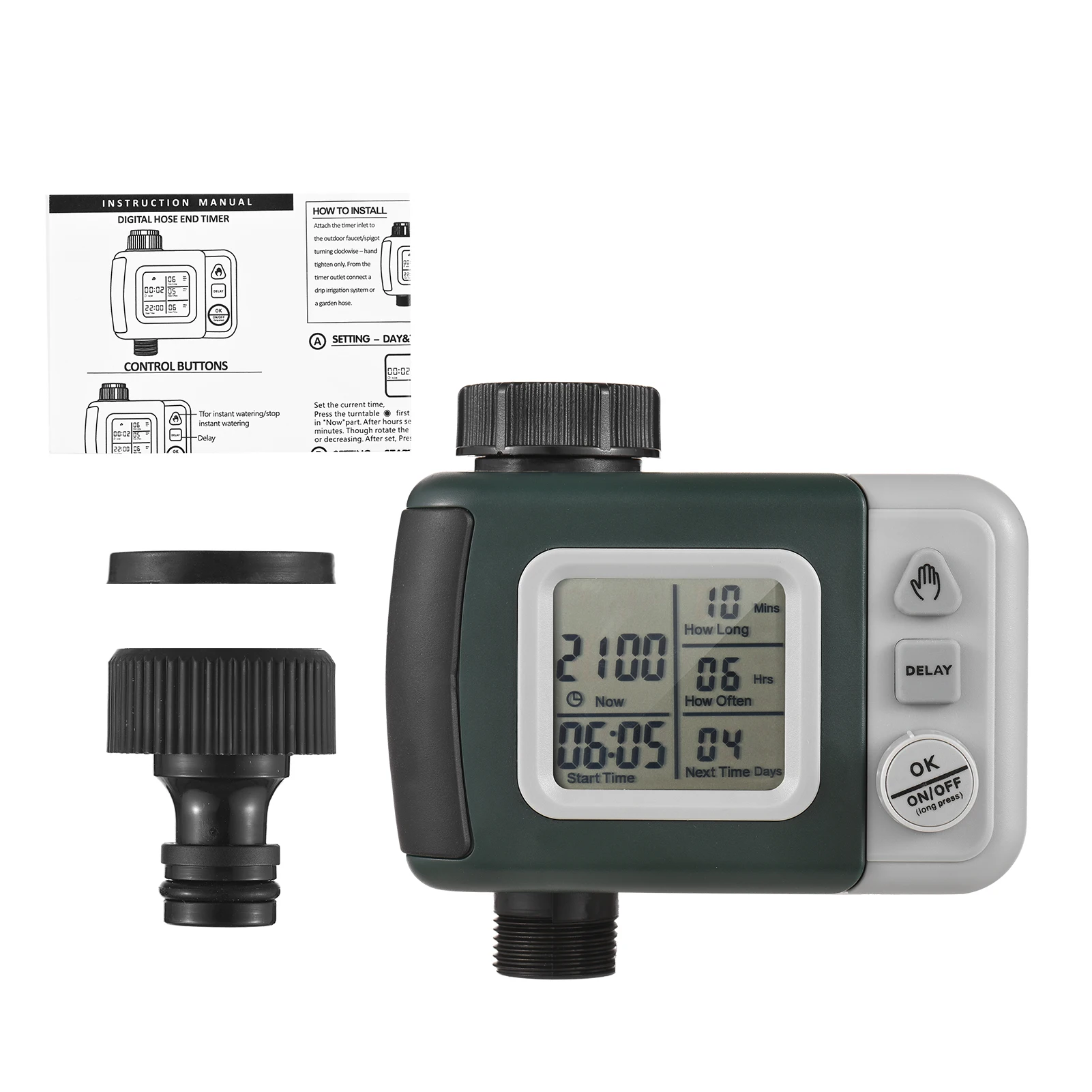 Digital Automatic Watering Timer Programmed Garden Irrigation Sprinkler