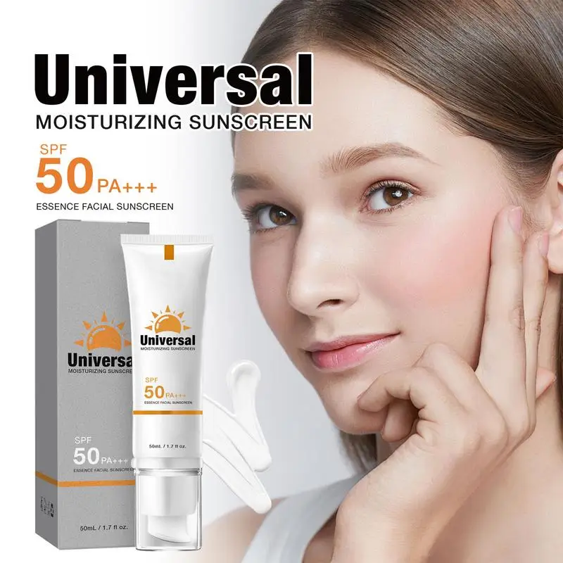 Whitening Sunscreen SPF50+ UV Protection Sun Screen Isolation Moisturizing Brightening Face Body Sunblock Summer sunscreen