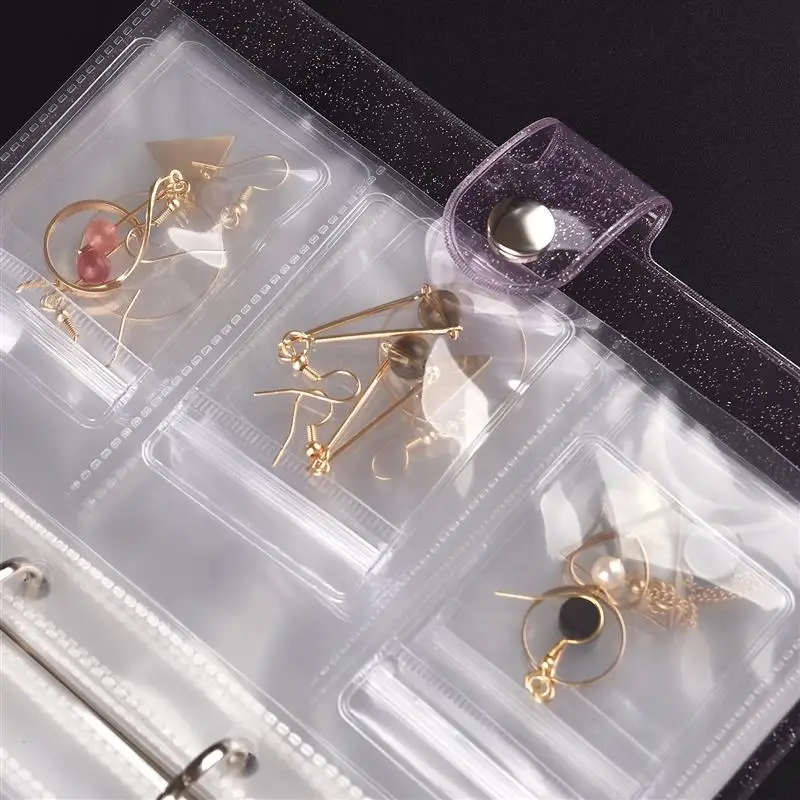 PVC Organizer Boxes Anti-oxidation Jewelry Storage Albums Drawer Organizer Transparent Book Holder Waterproof Jewelry Bag