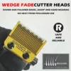 KM-2296 V003 DLC Wedge Fade Blades Replacement Cutter Head Hair Clipper Ultra Thin Blade Trimmer for Madeshow M5(F) M10 R66 R77F 5