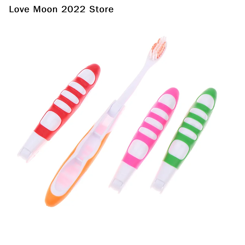 휴대용 일회용 접이식 여행 캠핑 칫솔 하이킹 칫솔 구강 청결 도구 접이식 칫솔