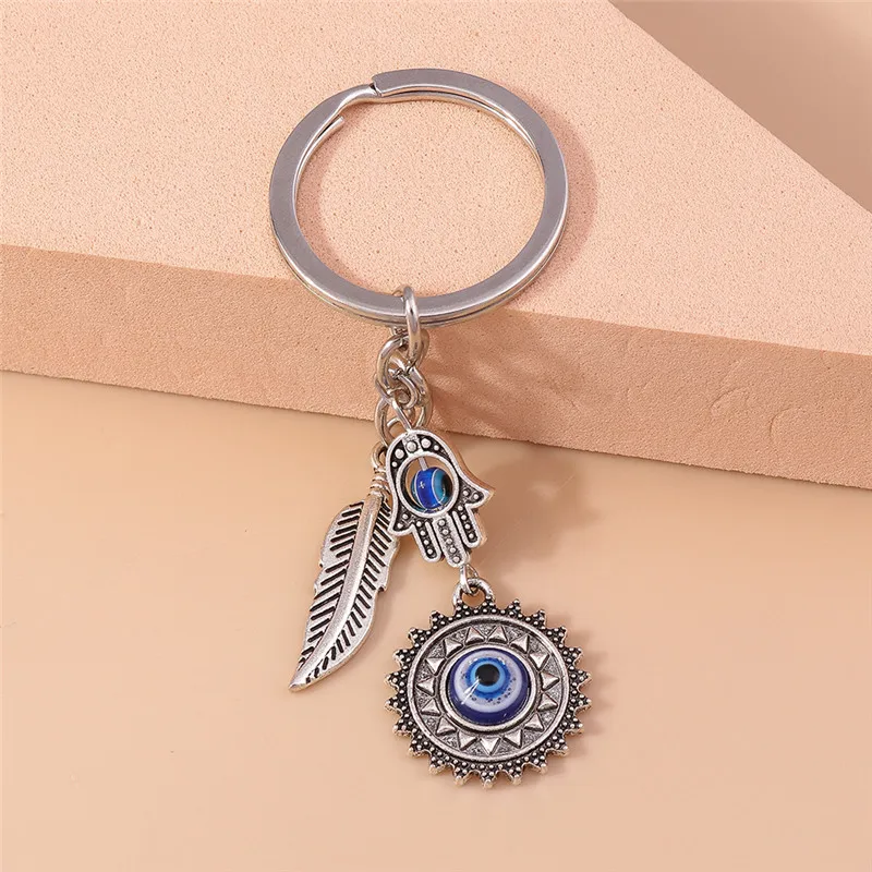 ̾ Evil Eye Hamsa  ڵ Űü,   ¾  Ű ,  Ʈ, ڵ Ű Ȧ , , 1PC