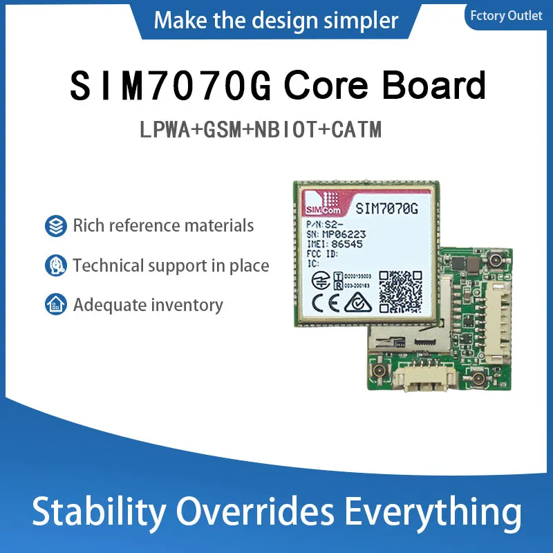 

Материнская плата SIMcom SIM7070G NBIOT CATM LPWA, 1 шт.