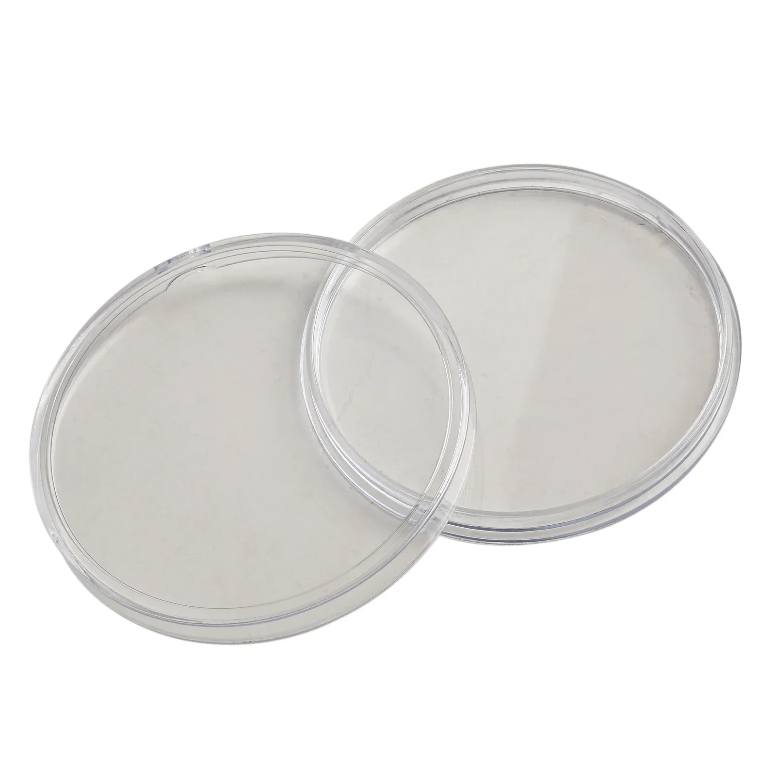 10pcs 70mm Transparent Plastic Coin Capsules With  Gasket Coin Collecting Box Case For Coins Medal Storage Capsules Coin Holder 5