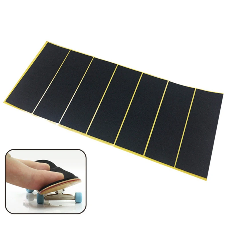 10Pcs Finger Skateboard Adesivo Antiscivolo Black Fingerboard Deck Nastro Non Tagliato Adesivo In Schiuma Nera Adesivo Nastro Adesivo Impugnatura In S