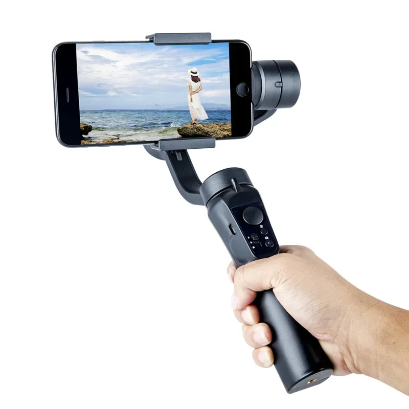 Handheld Mobile Phone Three-Axis Stabilizer Single-Axis Selfie Stick Video Live Broadcast APP Follow-Shooting Intelligent Anti-
