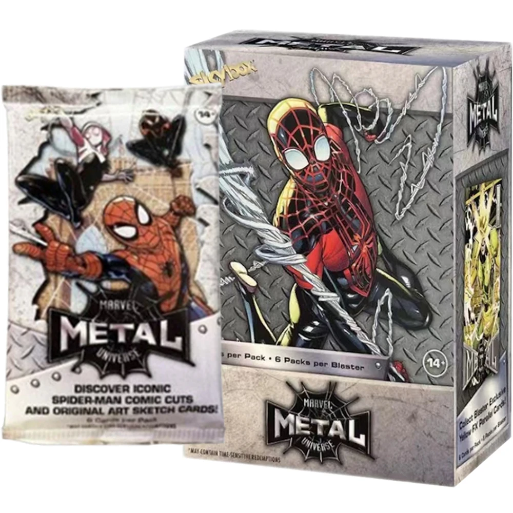 

Marvel Metal Universe Collection Card for Kids Disney 100th Anniversary Star Wars Movie Star Spider-Man Anime Flash Card Toys