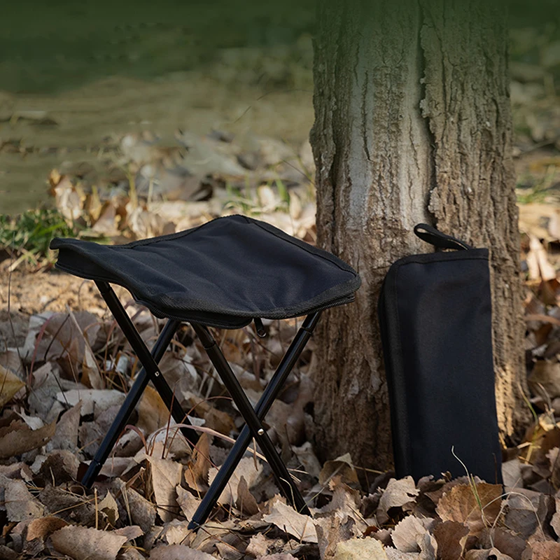 Outdoor Lightweight Camping Stool Folding Fishing Chair Carry Bag Aluminum Alloy Picnic BBQ Mini Portable Seat Beach Chairs