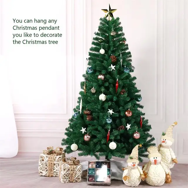 New Year Noel Navidad Gift 180cm Artificial Christmas Tree Cedar Tree Fir Pine PVC Christmas Trees Home Christmas Decorations 1