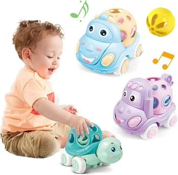 Press-and-Go Baby Rattle Car 1