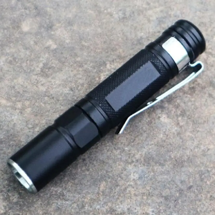 1 Pcs Mini Pen Shaped Small Flashlight Made Of Aluminum Alloy Waterproof With Pen Clip Gift Light Small Flashlight