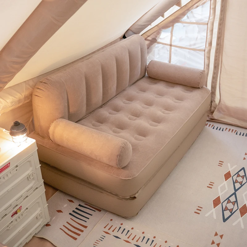 Lazy Outdoor Inflatable Sofa Sleeping Mattress Balcony Modern Home Compressed Sofa Garden Divano Gonfiabile Outdoor Furniture