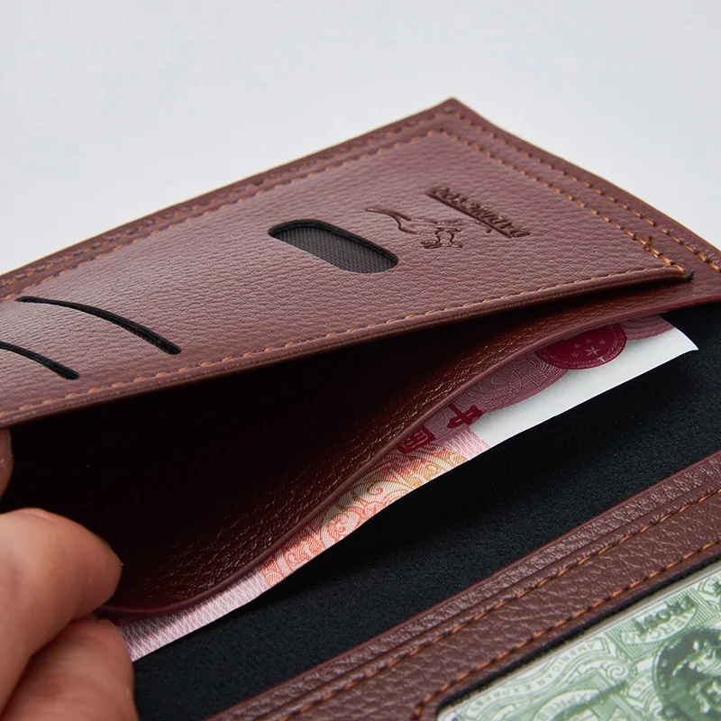 Vintage Wallet Fashion PU Leather Long Wallets Coin Pocket Billetera Hombre Man Purse Male ID Card Holder Multi-card Money Bag