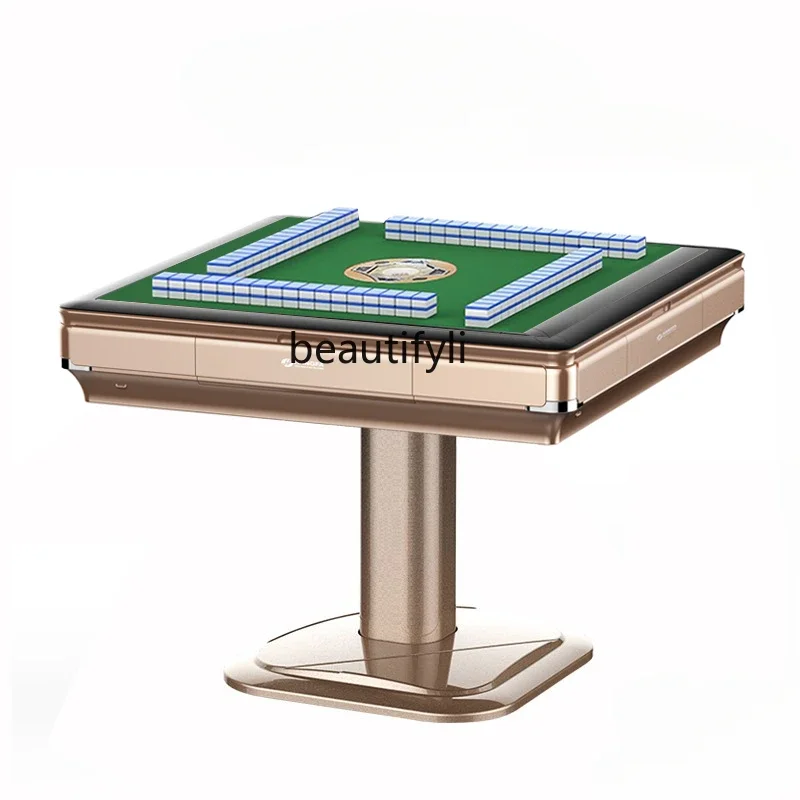 

Electric Double Drive Bass Mahjong Machine Automatic Household Folding Dining Table Dual-Use Mahjong Table