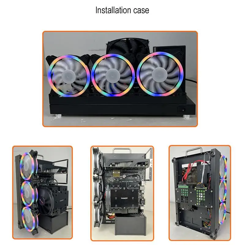 ̴ ATX MATX ITX PC ׽Ʈ ġ    DIY ̽ ޴  ׷ ī Ŭ, 120/240/360w 