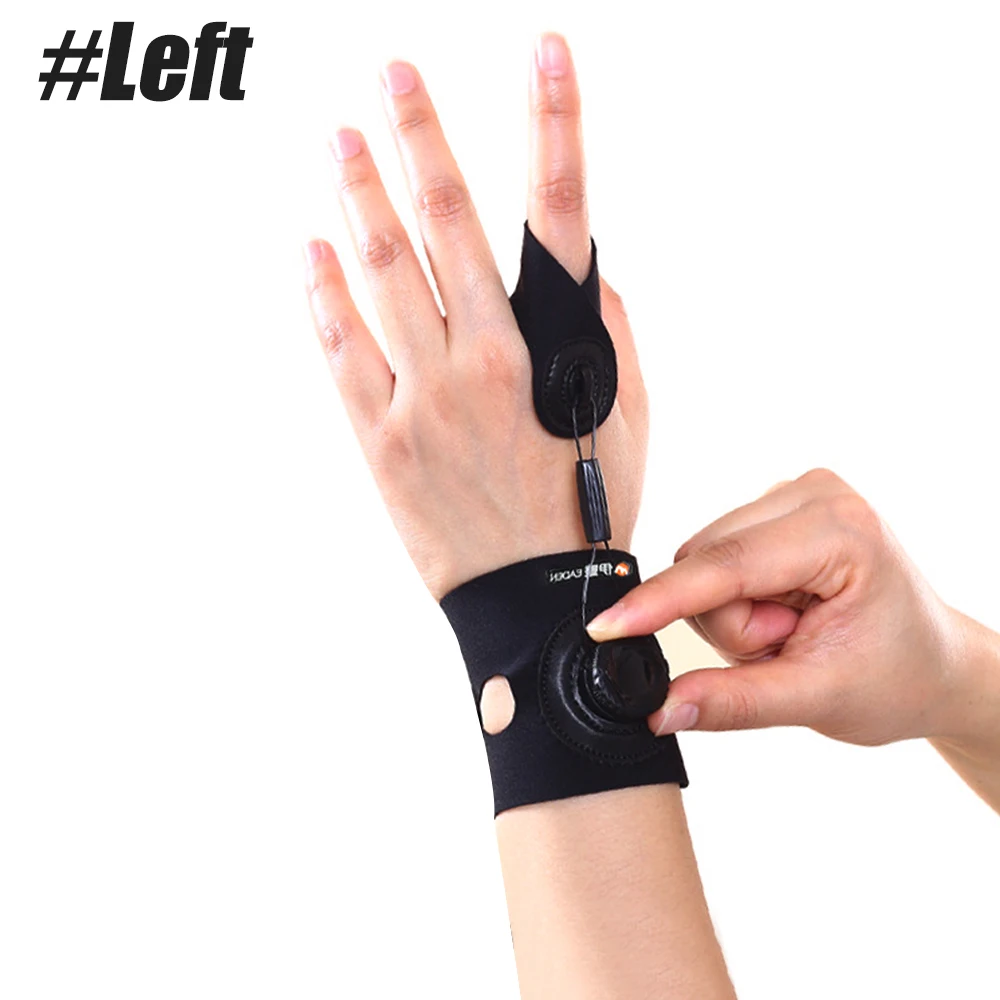 1pc Trigger Finger Brace With Knob Adjustable Hand Splint Pinky Ring Index