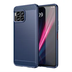 Shockproof Brushed TPU Phone Case for T Phone 2 Pro 5G (Blue)