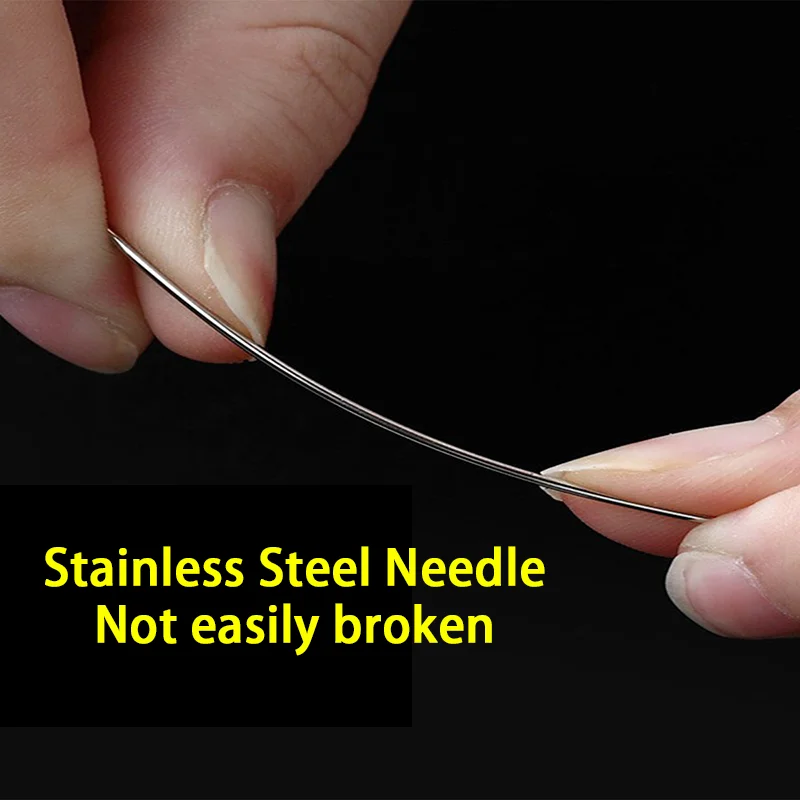 DIY Blind Needles Crochet Hook Work Drum Kit Yarn Handmade Stitch Punch Needle Set Sewing Knitting Tools Accessoires 12/30Pcs