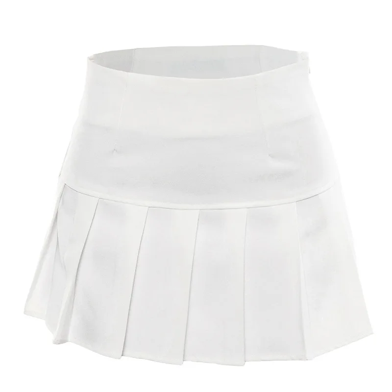 

Sexy Women Pleated Skirts Dance High Waist Girl School Pleated Skirt Cosplay Kawaii Female A Line White Mini Skirts Feminino
