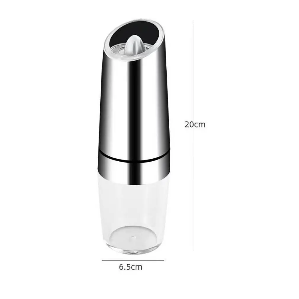 Gravity Electric Automatic Mill Seasoning Salt and Pepper Grinder LED Light Adjustable Coarseness Kitchen Steak Tool Sets