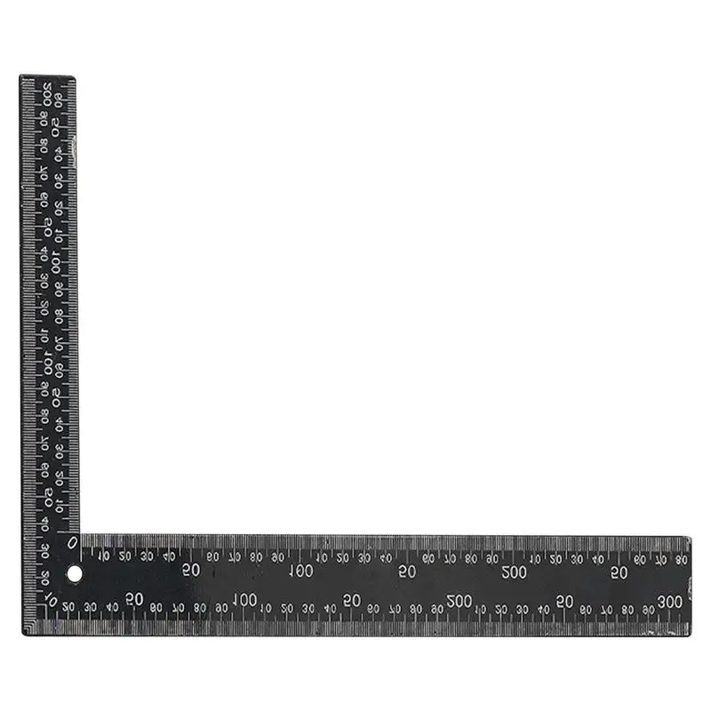 

Right Angle Ruler Square DIY PU Leather Handmade Sewing Rulers 8 X 12inch Leathercraft Stainless Steel Metal Square For DIY