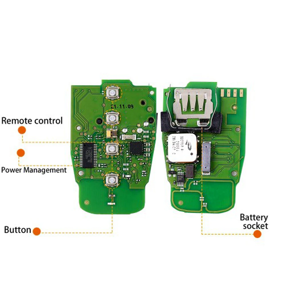 Xhorse XSADJ1GL VVDI 754J Smart Key for Audi A6L Q5 A4L A8L For VVDI BCM2 Adapter