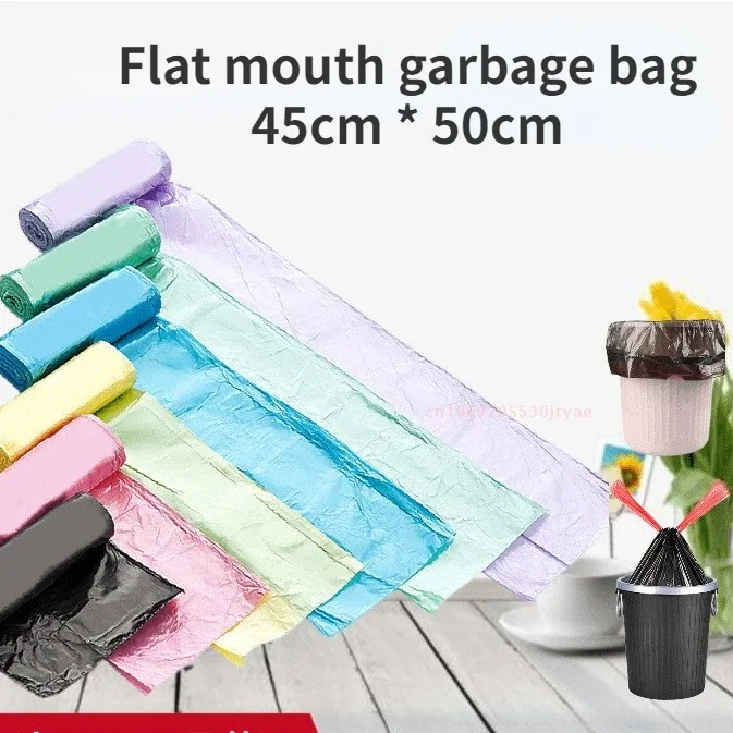 

Пластиковые мешки для мусора на шнурке, 45 х50 см